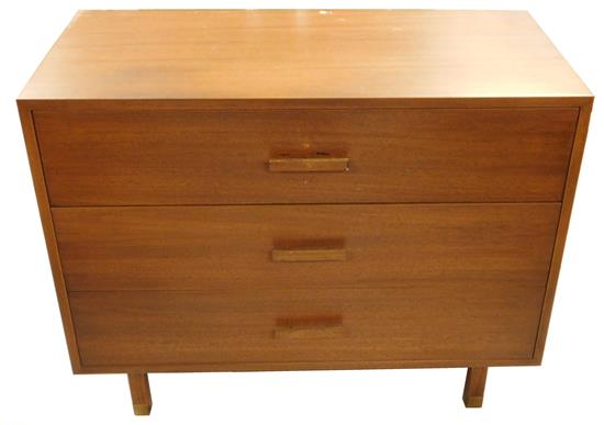 Appraisal: CHOICE AND PRIVILEDGE Mid- Century Three Drawer Cabinet by Harvey