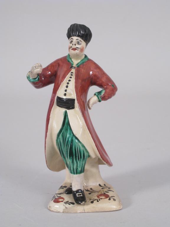 Appraisal: An th Century pottery Figure of a Turkish style gent