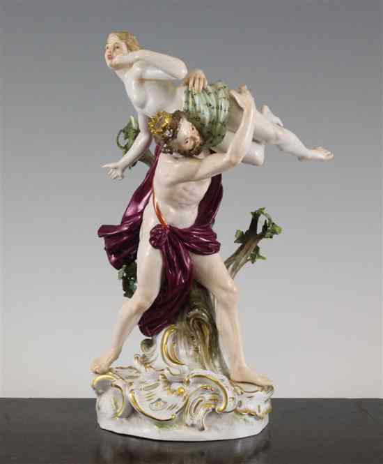 Appraisal: A Meissen group of the 'Rape of Persephone' late th