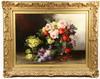 Appraisal: OOC - 'Spring Messengers' Still Life with Roses ca signed