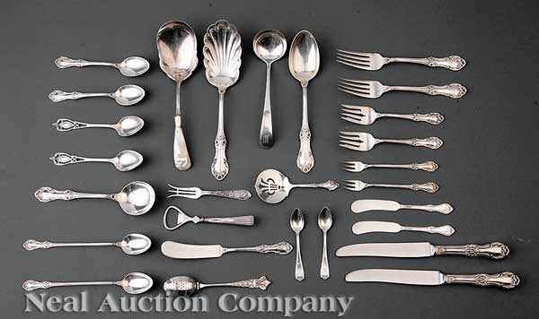 Appraisal: An American Sterling Silver Flatware Service International Silver Company Wild