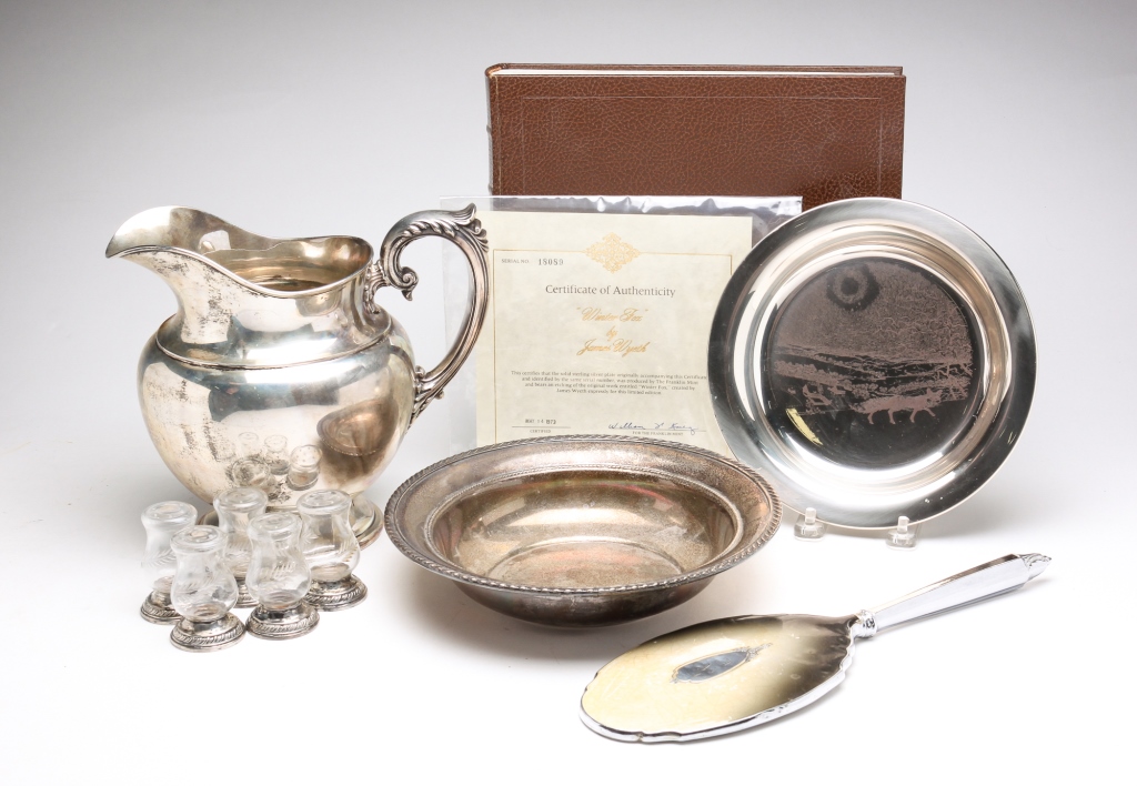 Appraisal: GROUP OF AMERICAN STERLING Second half th century Concord Silversmith