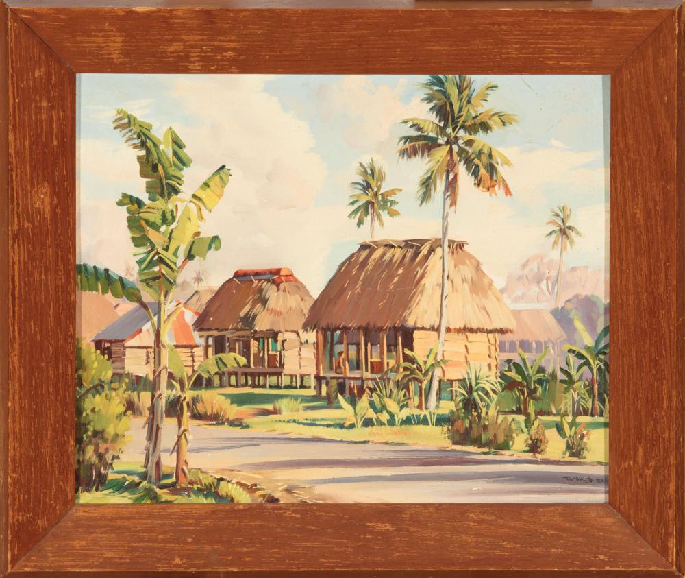 Appraisal: Charles C McPhee New Zealander - Morning Light Samoa oil