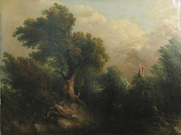 Appraisal: Attributed to Henry Dawson British - A blasted tree by