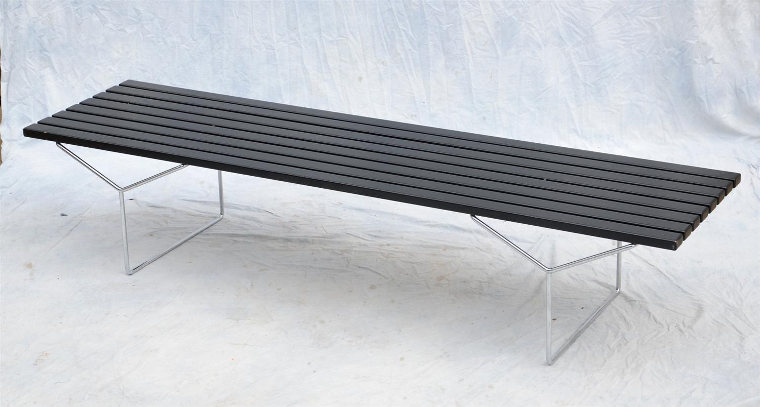 Appraisal: Harry Bertoia Italian American - Slat Bench for Knoll International