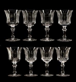 Appraisal: Set of Waterford Innisfail Claret Wine Glasses Waterford Crystal Irish