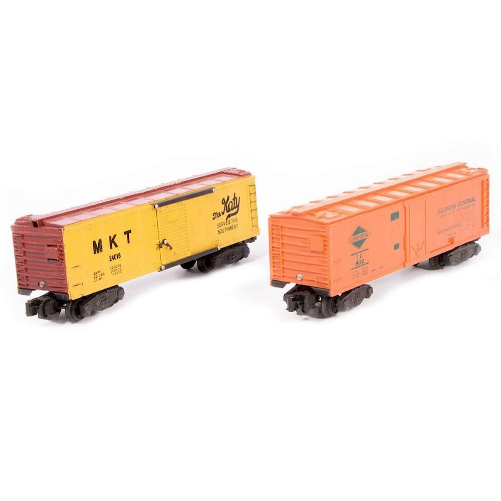 Appraisal: AF S MKT Boxcar and IC Reefer AF S gauge