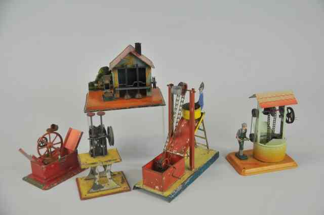 Appraisal: a GROUPING OF STEAM TOY ACCESSORIES Lot includes Mohr Krauss