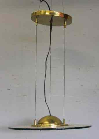 Appraisal: Midcentury Hanging Light Fixture Possibly Italian From a Larchmont NY