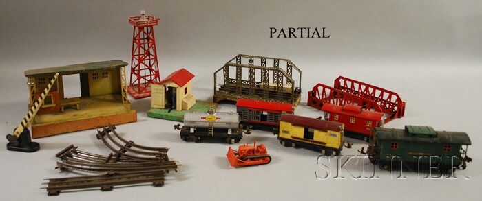 Appraisal: Lot of Assorted Lionel O Gauge Trains Accessories and Track