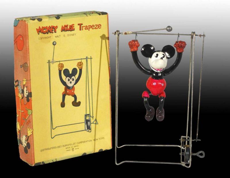 Appraisal: Disney Mickey Mouse Trapeze Wind-Up in O B Description Japanese