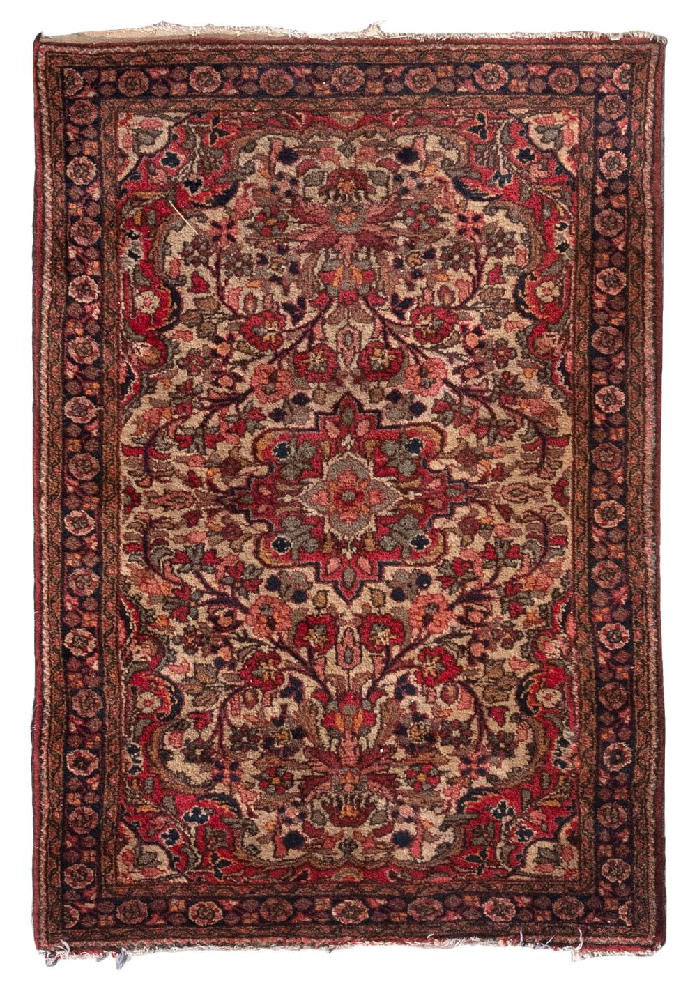 Appraisal: HAMADAN RUG X SECOND QUARTER OF THE TH CENTURYHAMADAN RUG