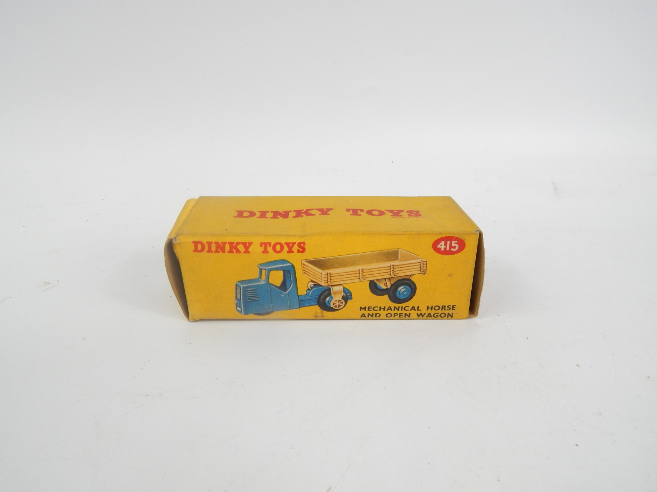 Appraisal: A Dinky toys Mechanical Horse and Open Wagon boxed