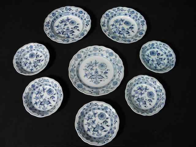 Appraisal: Lot of assorted Meissen ''Blue Onion'' German porcelain dinnerware Includes