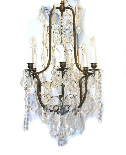 Appraisal: A Louis XV style chandelier by repute from the home