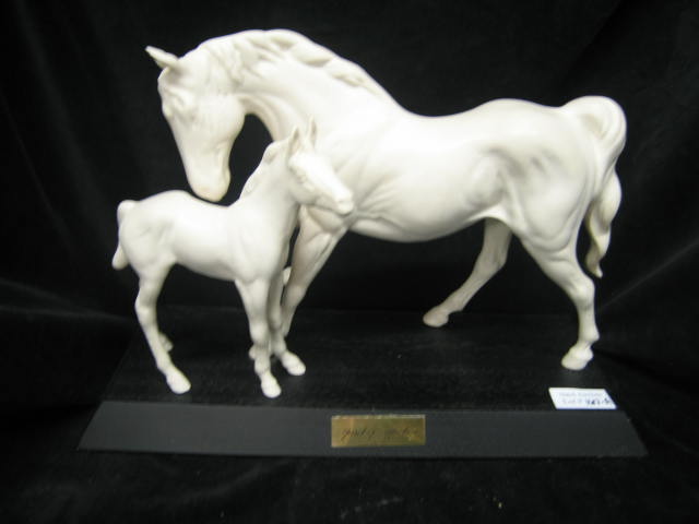 Appraisal: Beswick Mare Colt Spirit of Affection white bisque finish on