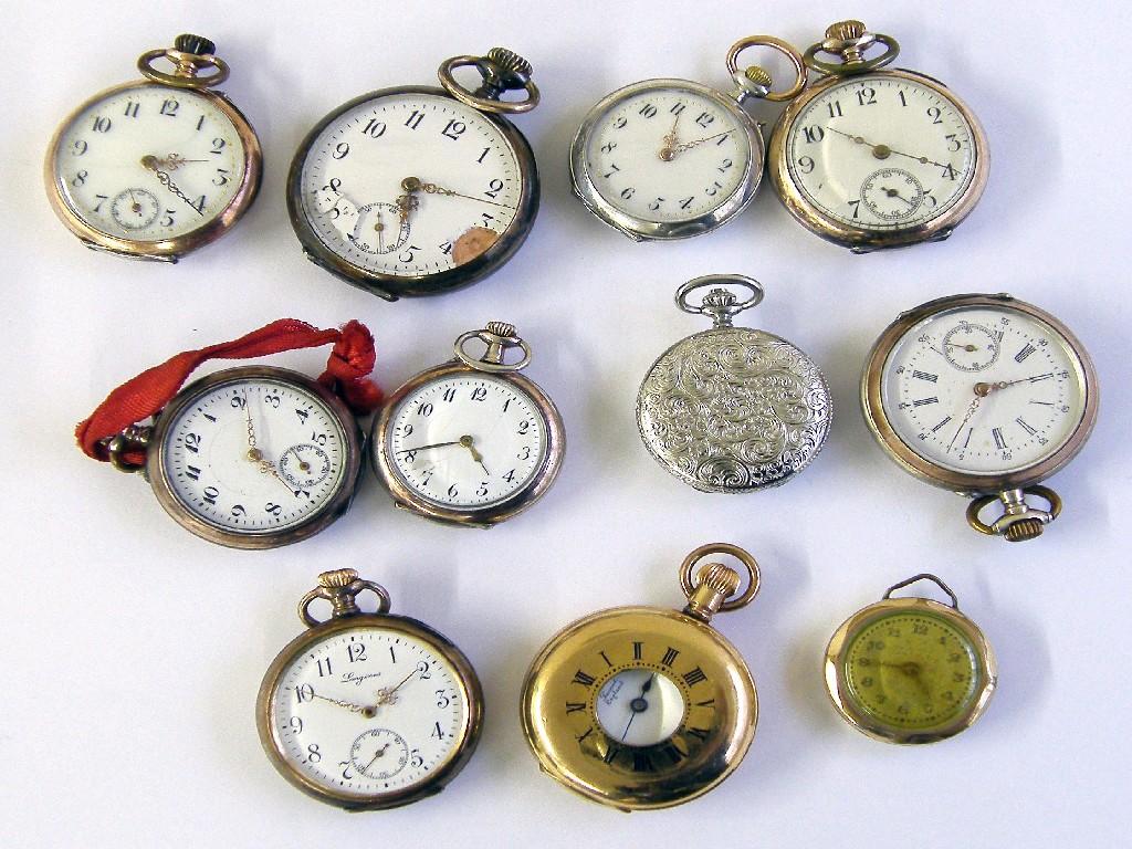 Appraisal: Silver pair cased fusee lever pocket watch hallmarked Birmingham the