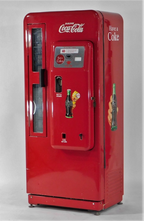 Appraisal: CS- CAVALIER COCA-COLA COKE VENDING MACHINE United States Ten cent