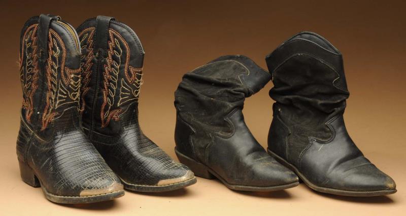 Appraisal: Lot of Pairs of Children's Cowboy Boots This lot includes