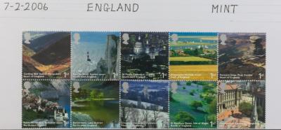 Appraisal: An album of mint and used commemorative stamps and eleven