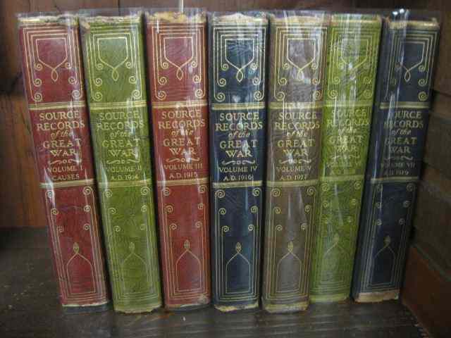 Appraisal: Books Volume Book Set ''Sources of theGreat War'' -