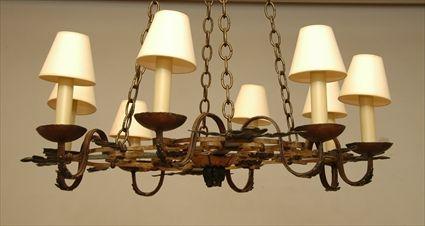 Appraisal: Eight-Light Chandelier