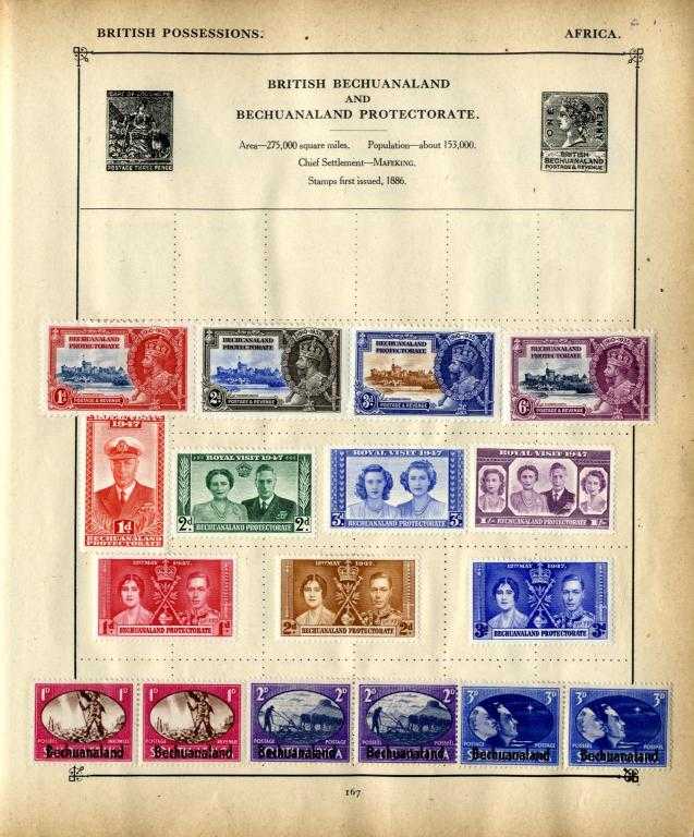 Appraisal: POSTAGE STAMPS A COLLECTION IN TWO STANLEY GIBBONS LTD STRAND