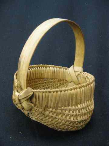 Appraisal: Appalachin Basket small buttocks style '' tall '' diameter