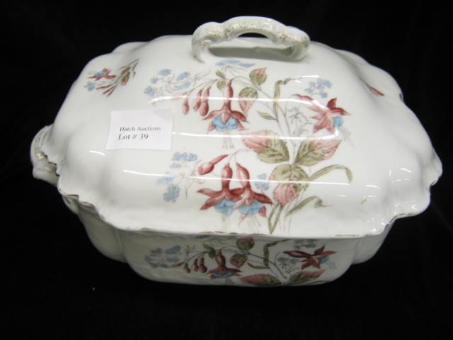 Appraisal: Victorian Ironstone Tureen elegant floral