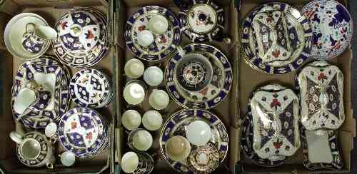 Appraisal: A large quantity of Imari pattern breakfast and dinner services