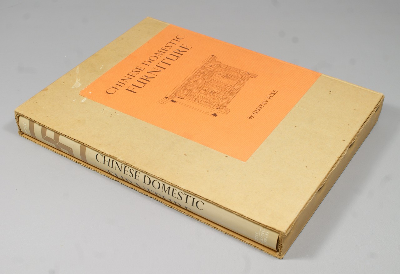 Appraisal: Chinese Domestic Furniture Gustav Ecke Rutland Tuttle A classic study