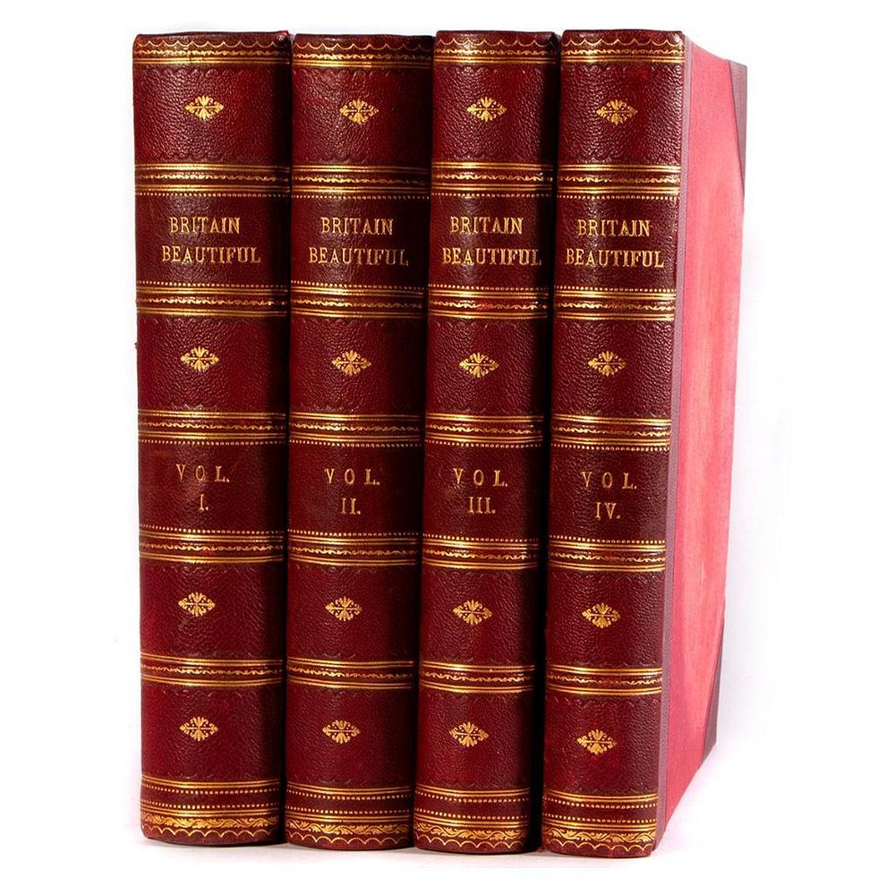 Appraisal: Hutchinson's Britain Beautiful Four Volumes Title Hutchinson's Britain Beautiful Published