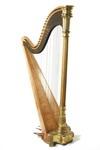 Appraisal: HARP - Wurlitzer Starke model classical floor harp Carved and