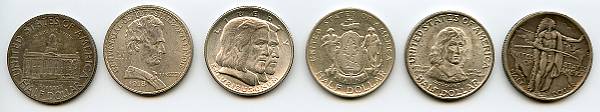 Appraisal: Commemorative Half Dollars Including Iowa Lincoln Long Island Maine Maryland