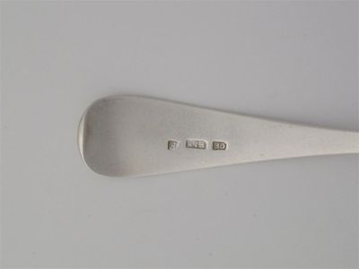 Appraisal: CHARLES FOWLER An Old English toddy ladle c oz Probable