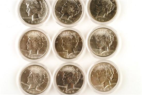 Appraisal: Peace Dollars Dates -S and Purchased from National Colletor's Mint