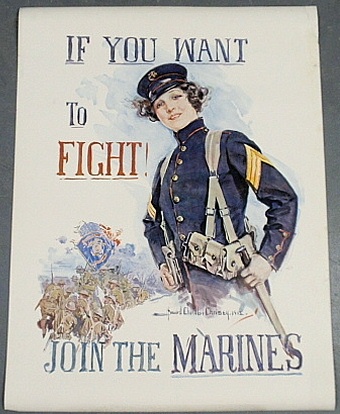 Appraisal: - World War I poster- If You Want To Fight