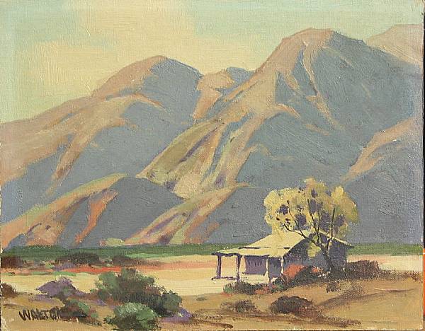 Appraisal: Richard Guy Walton American - Desert Shack signed 'Walton' lower