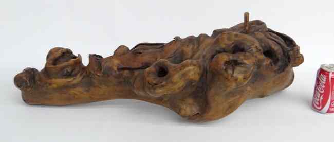 Appraisal: Asian wooden root sculpture '' Length