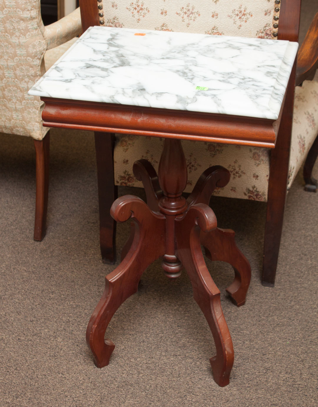 Appraisal: Marble top stand