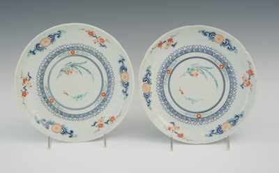 Appraisal: A Pair of Kakiemon Porcelain Plates th Century A pair