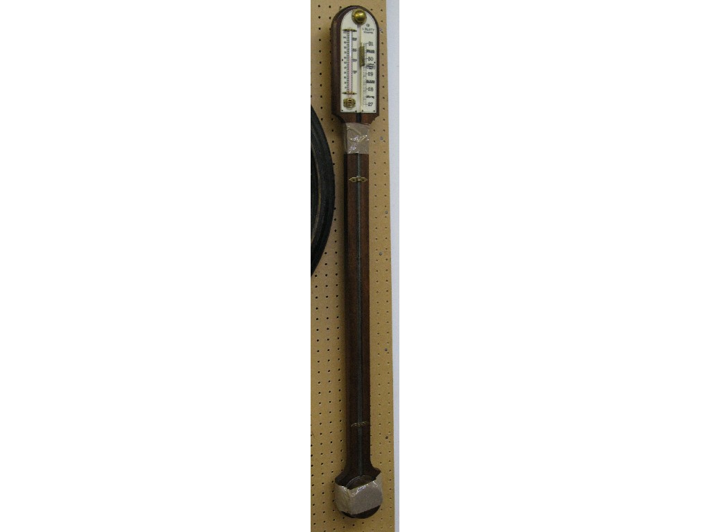 Appraisal: Stick barometer by I Blatt Brighton