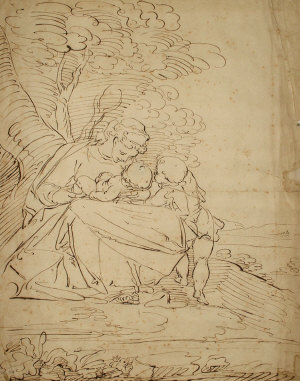 Appraisal: Follower of Antonio Allegri Correggio c - - The Madonna