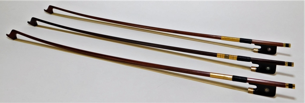 Appraisal: AMERICAN FULL SIZE HORSE HAIR CELLO BOWS United States th