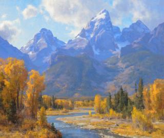 Appraisal: CLYDE ASPEVIG b The Tetons Wyoming CLYDE ASPEVIG b The