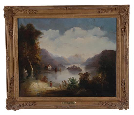 Appraisal: William P Sherlock British - NEAR KILLARNEY oil on canvas