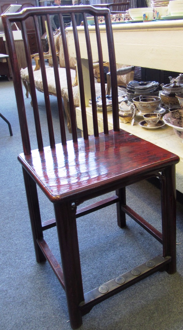 Appraisal: A set of four early th century Chinese red lacquer