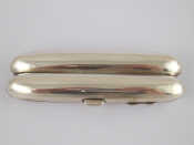 Appraisal: A late Victorian silver two cigar case Birmingham wt gms