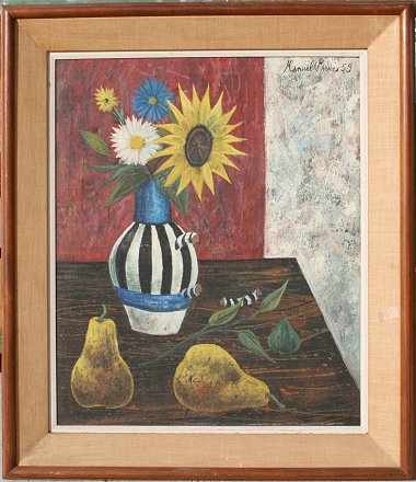 Appraisal: PARRES Manuel Spain - Still Life OIL C '' x