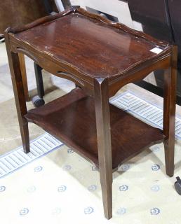 Appraisal: Georgian style side table having a rectangular top above a